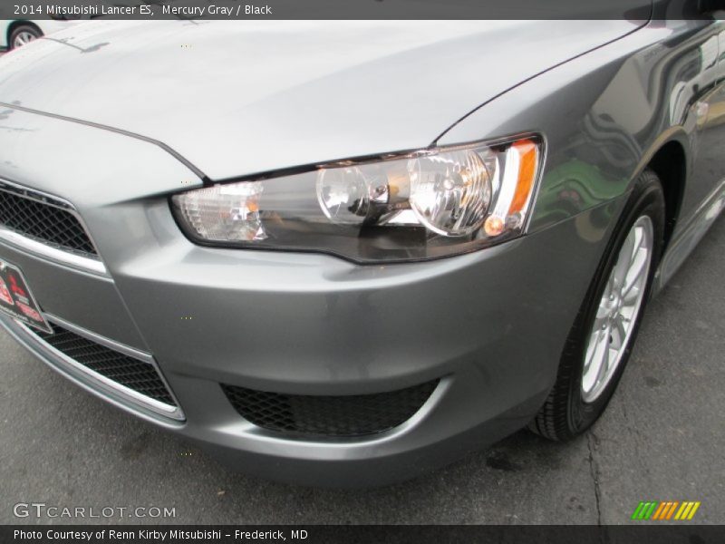 Mercury Gray / Black 2014 Mitsubishi Lancer ES