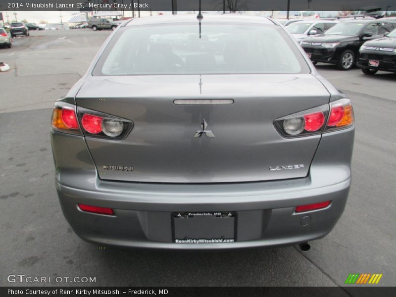 Mercury Gray / Black 2014 Mitsubishi Lancer ES