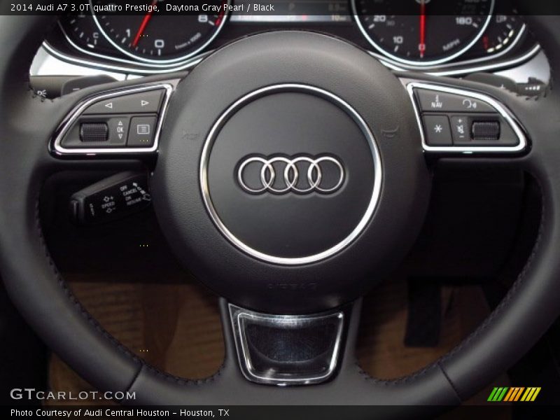 Daytona Gray Pearl / Black 2014 Audi A7 3.0T quattro Prestige