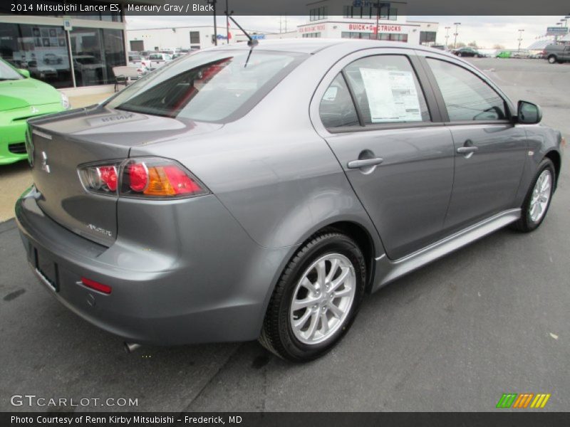 Mercury Gray / Black 2014 Mitsubishi Lancer ES