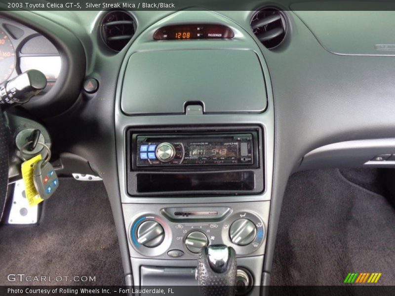 Silver Streak Mica / Black/Black 2003 Toyota Celica GT-S