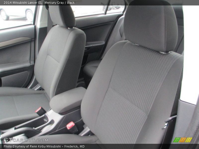 Mercury Gray / Black 2014 Mitsubishi Lancer ES