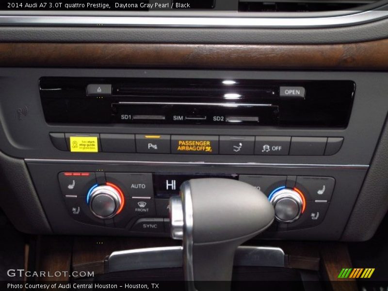 Daytona Gray Pearl / Black 2014 Audi A7 3.0T quattro Prestige