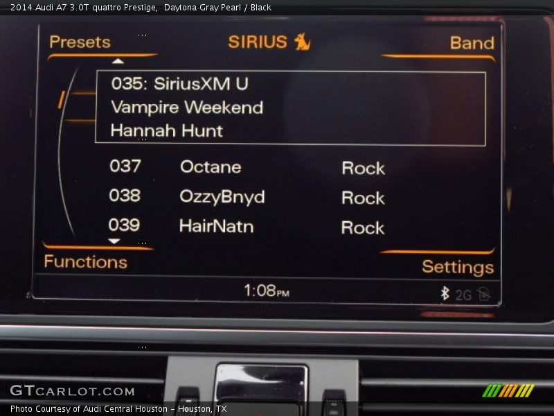 Daytona Gray Pearl / Black 2014 Audi A7 3.0T quattro Prestige