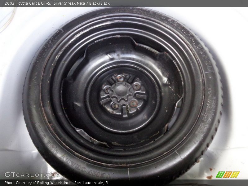 Silver Streak Mica / Black/Black 2003 Toyota Celica GT-S