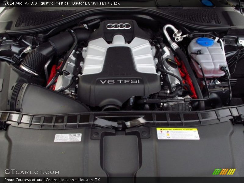 Daytona Gray Pearl / Black 2014 Audi A7 3.0T quattro Prestige