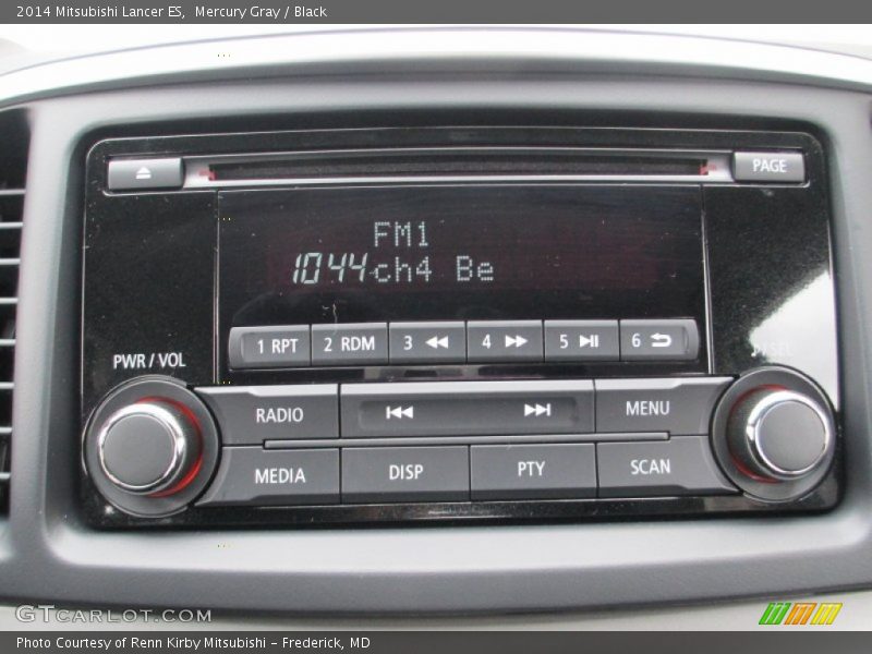 Mercury Gray / Black 2014 Mitsubishi Lancer ES