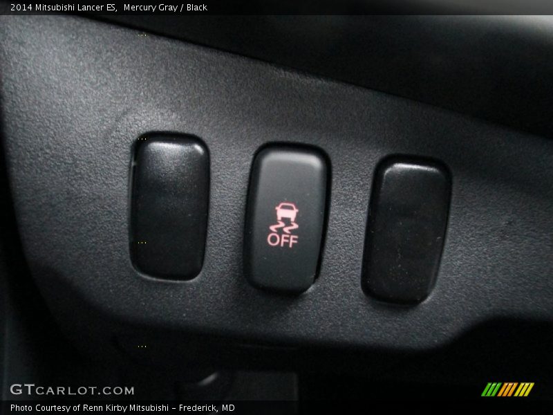 Mercury Gray / Black 2014 Mitsubishi Lancer ES