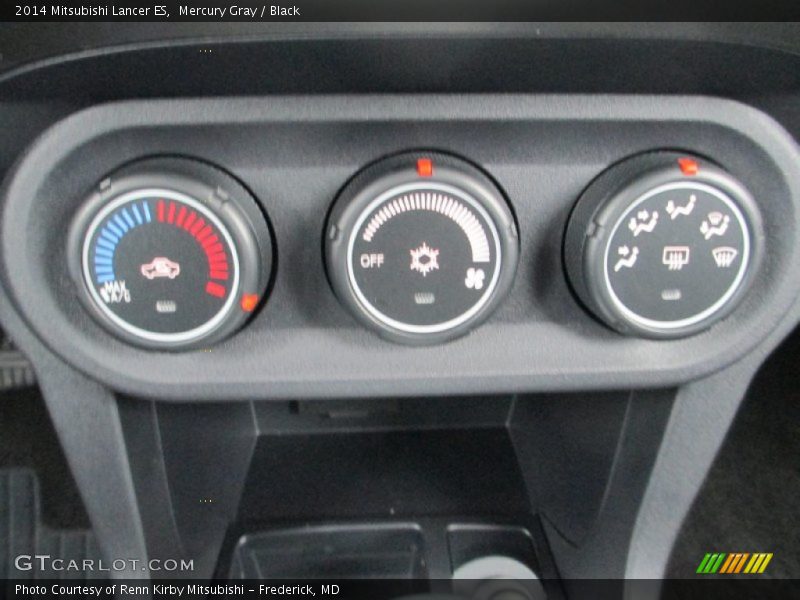 Mercury Gray / Black 2014 Mitsubishi Lancer ES