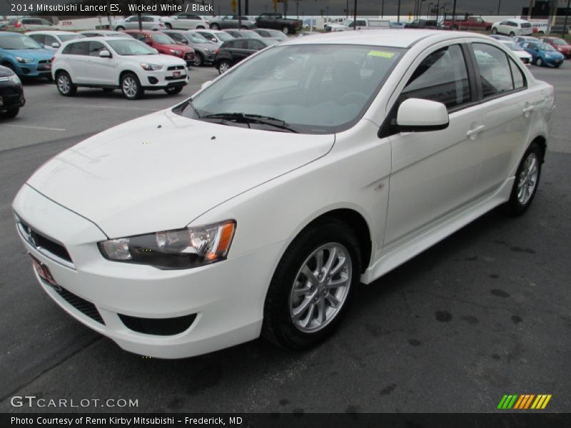 Front 3/4 View of 2014 Lancer ES