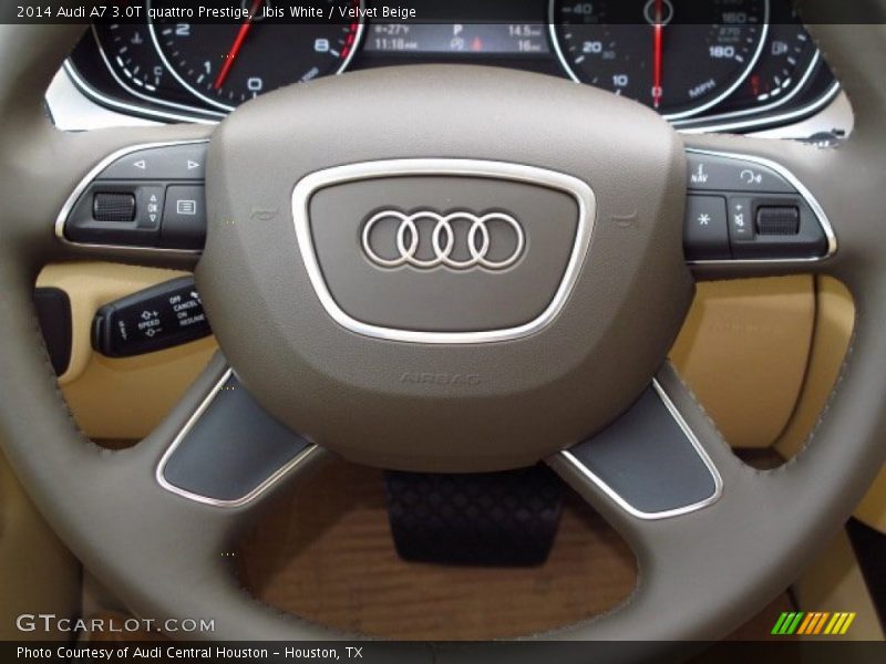 Ibis White / Velvet Beige 2014 Audi A7 3.0T quattro Prestige