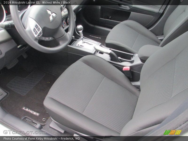 Wicked White / Black 2014 Mitsubishi Lancer ES