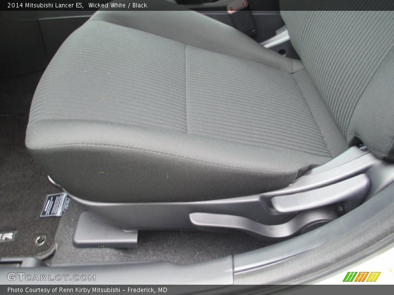 Wicked White / Black 2014 Mitsubishi Lancer ES
