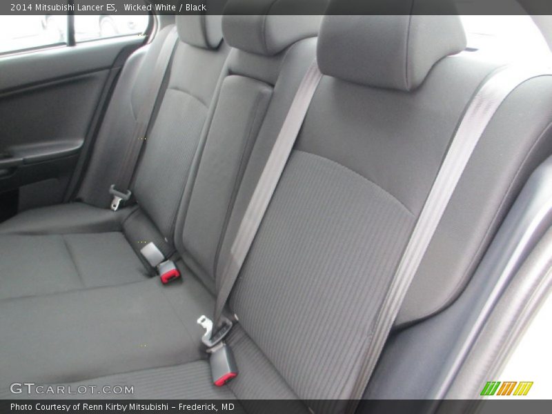 Wicked White / Black 2014 Mitsubishi Lancer ES