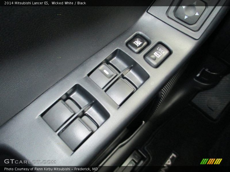 Wicked White / Black 2014 Mitsubishi Lancer ES
