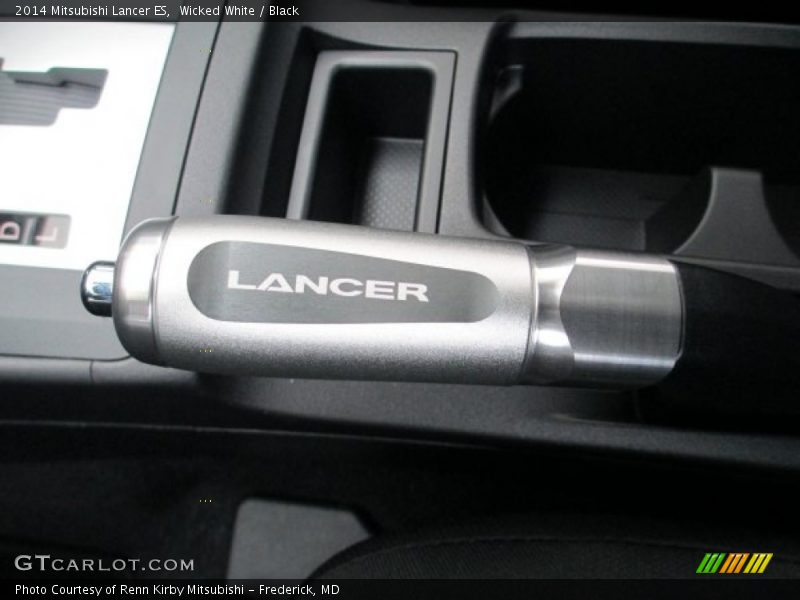 Wicked White / Black 2014 Mitsubishi Lancer ES