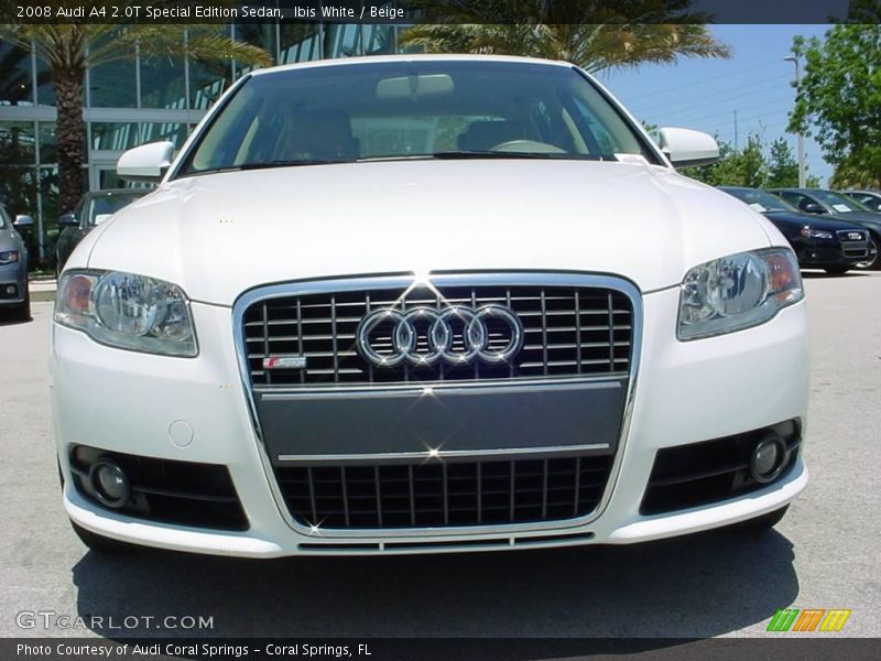 Ibis White / Beige 2008 Audi A4 2.0T Special Edition Sedan