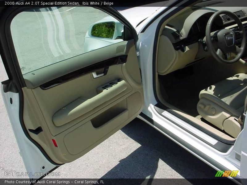 Ibis White / Beige 2008 Audi A4 2.0T Special Edition Sedan