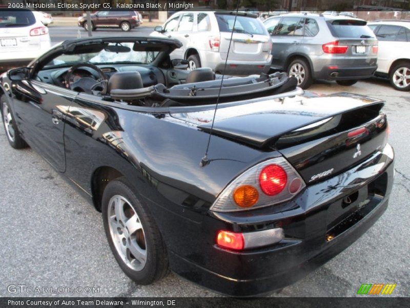 Kalapana Black / Midnight 2003 Mitsubishi Eclipse Spyder GS