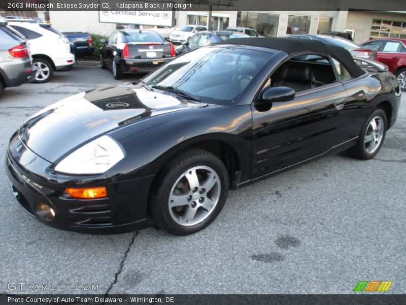 Kalapana Black / Midnight 2003 Mitsubishi Eclipse Spyder GS
