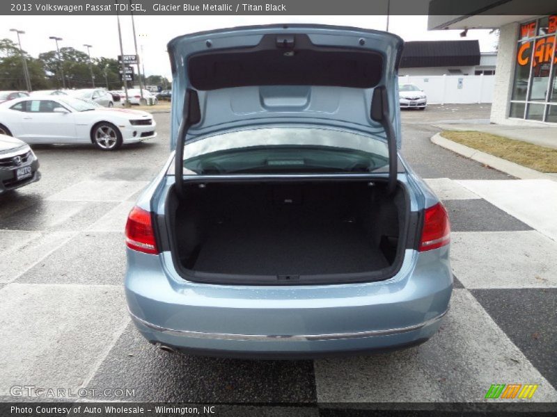 Glacier Blue Metallic / Titan Black 2013 Volkswagen Passat TDI SEL