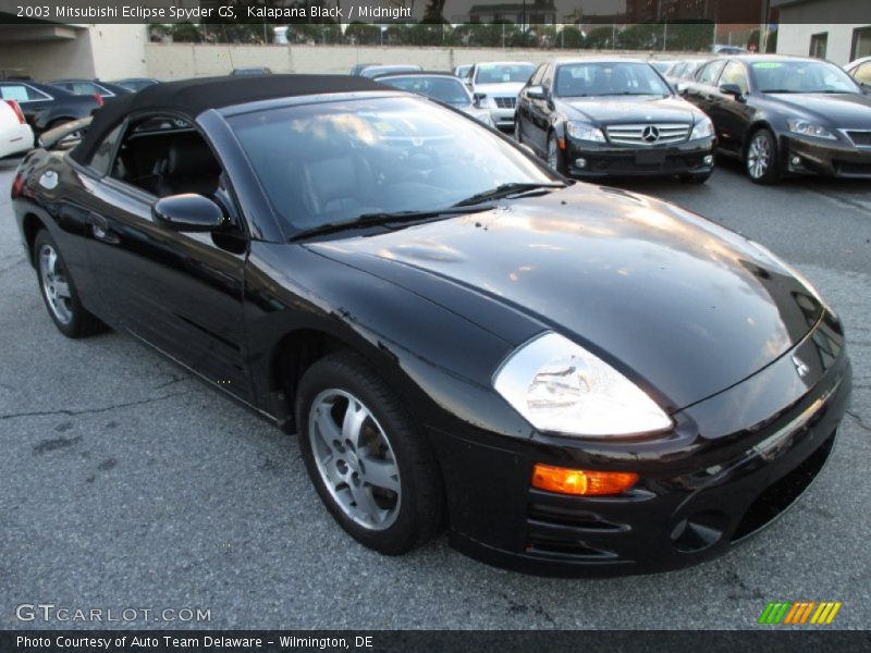 Kalapana Black / Midnight 2003 Mitsubishi Eclipse Spyder GS
