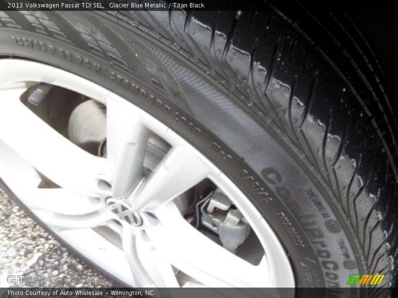 Glacier Blue Metallic / Titan Black 2013 Volkswagen Passat TDI SEL