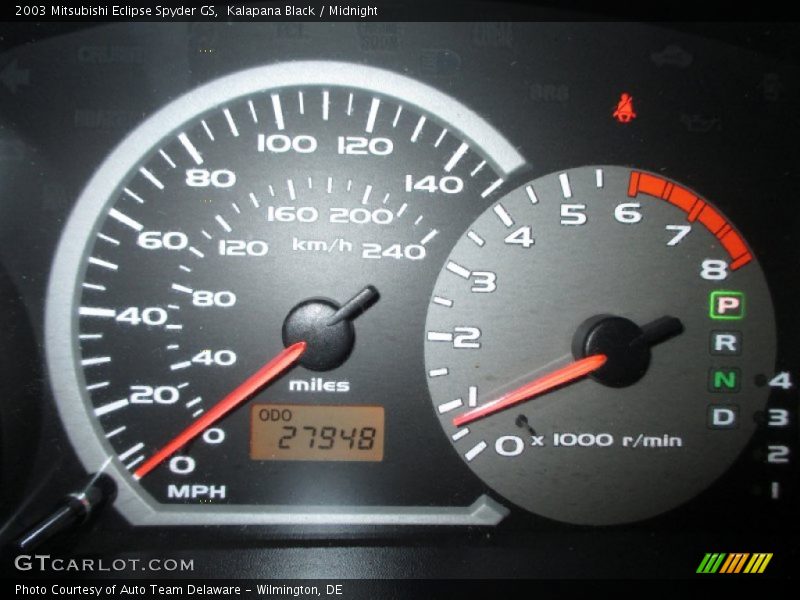 Kalapana Black / Midnight 2003 Mitsubishi Eclipse Spyder GS