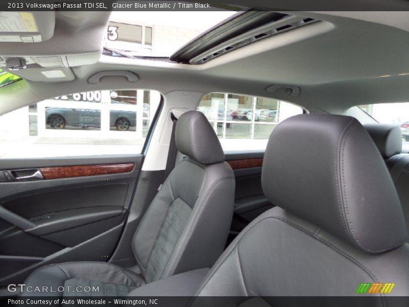 Glacier Blue Metallic / Titan Black 2013 Volkswagen Passat TDI SEL
