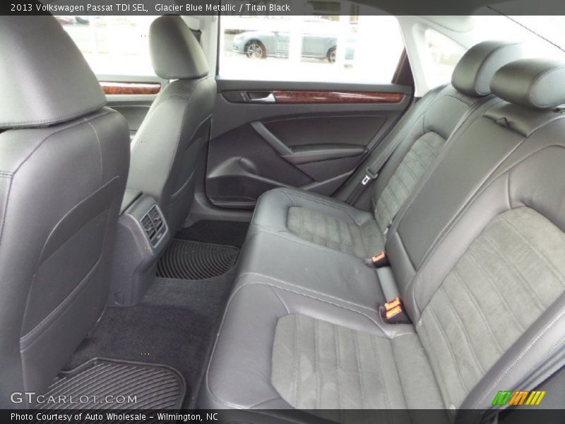 Glacier Blue Metallic / Titan Black 2013 Volkswagen Passat TDI SEL