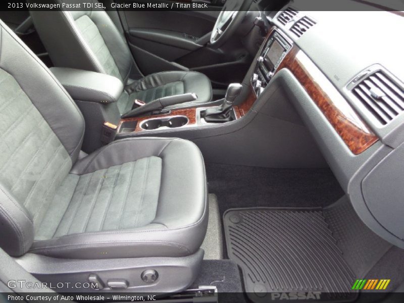 Glacier Blue Metallic / Titan Black 2013 Volkswagen Passat TDI SEL