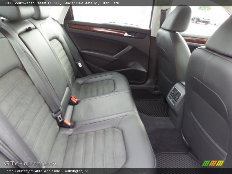 Glacier Blue Metallic / Titan Black 2013 Volkswagen Passat TDI SEL
