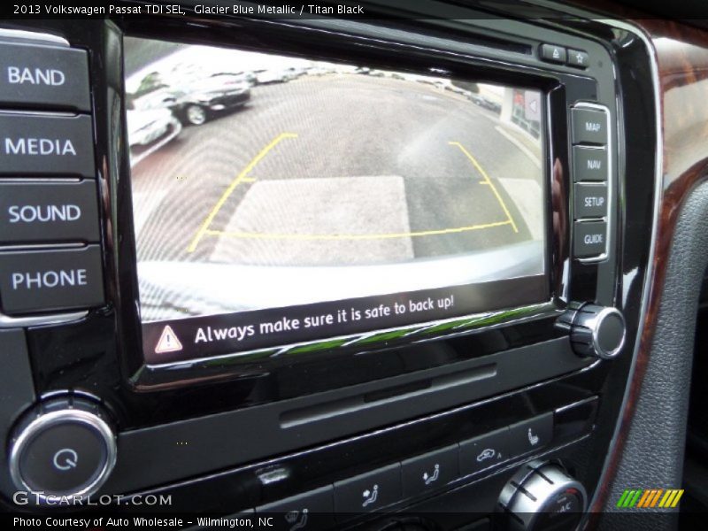Glacier Blue Metallic / Titan Black 2013 Volkswagen Passat TDI SEL
