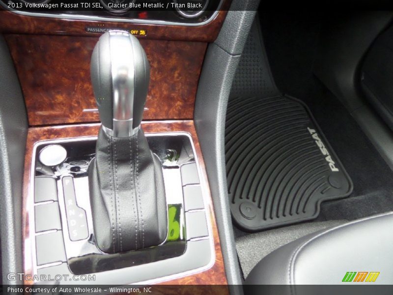 Glacier Blue Metallic / Titan Black 2013 Volkswagen Passat TDI SEL