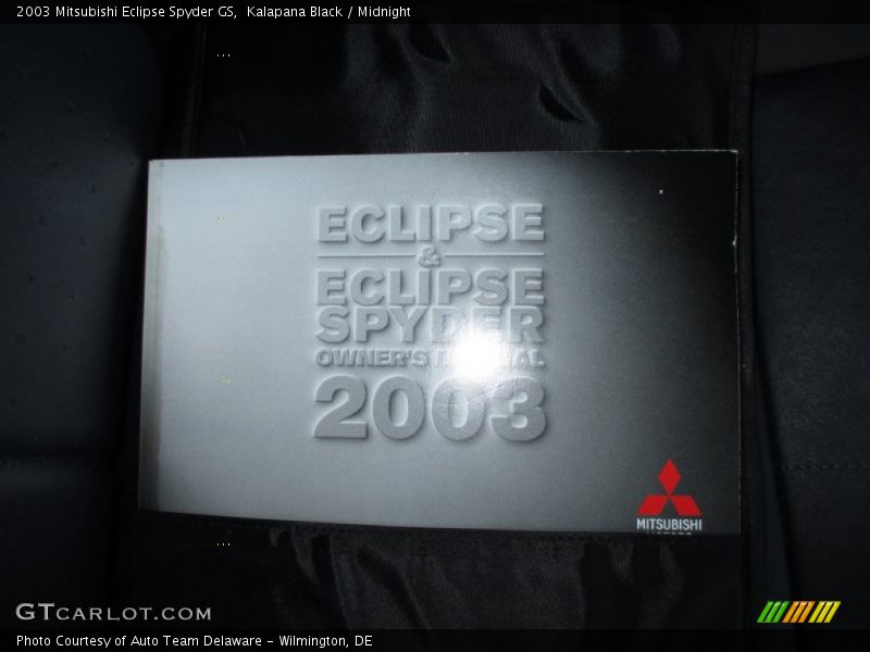 Kalapana Black / Midnight 2003 Mitsubishi Eclipse Spyder GS
