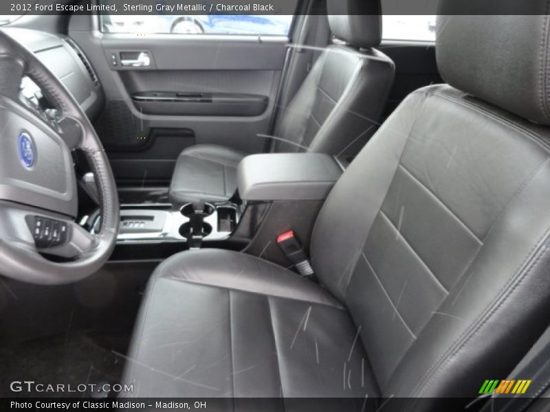 Sterling Gray Metallic / Charcoal Black 2012 Ford Escape Limited