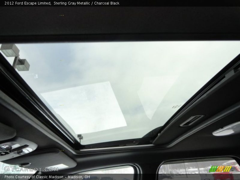 Sterling Gray Metallic / Charcoal Black 2012 Ford Escape Limited