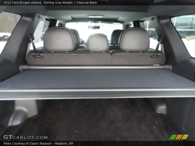 Sterling Gray Metallic / Charcoal Black 2012 Ford Escape Limited