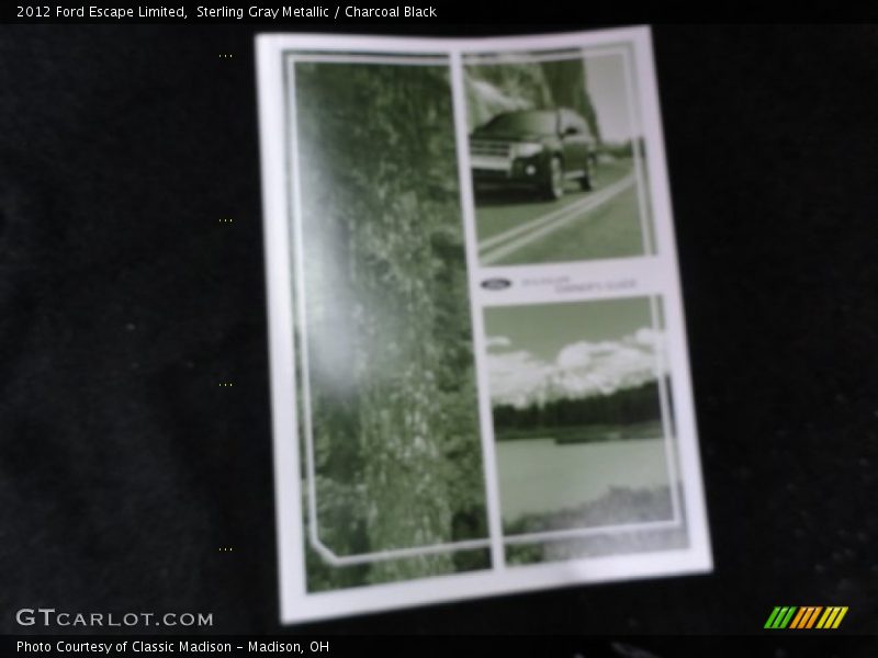 Sterling Gray Metallic / Charcoal Black 2012 Ford Escape Limited
