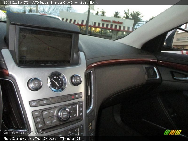 Thunder Gray Chromaflair / Ebony 2008 Cadillac CTS 4 AWD Sedan
