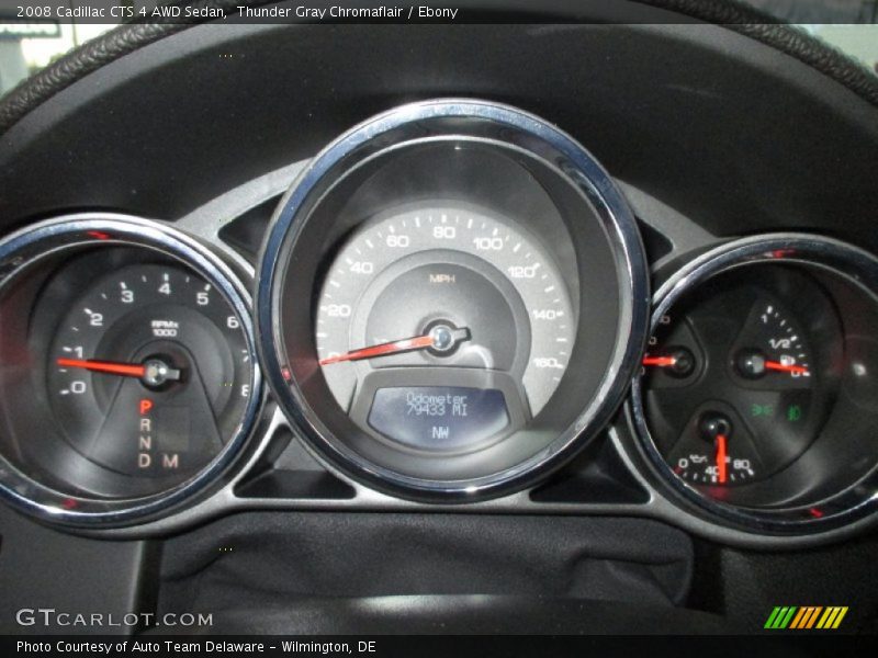  2008 CTS 4 AWD Sedan 4 AWD Sedan Gauges