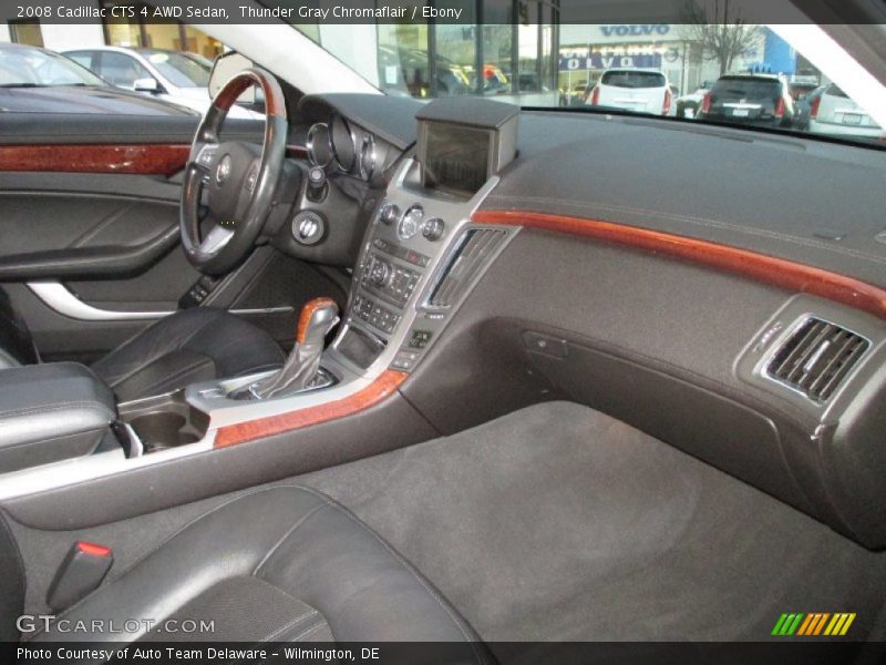Thunder Gray Chromaflair / Ebony 2008 Cadillac CTS 4 AWD Sedan
