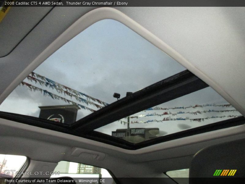 Thunder Gray Chromaflair / Ebony 2008 Cadillac CTS 4 AWD Sedan
