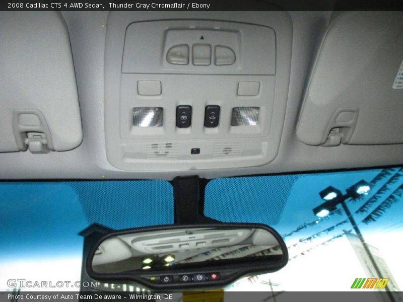 Thunder Gray Chromaflair / Ebony 2008 Cadillac CTS 4 AWD Sedan