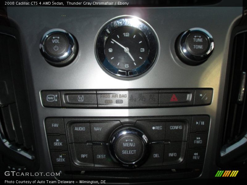 Thunder Gray Chromaflair / Ebony 2008 Cadillac CTS 4 AWD Sedan