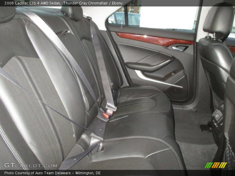 Thunder Gray Chromaflair / Ebony 2008 Cadillac CTS 4 AWD Sedan