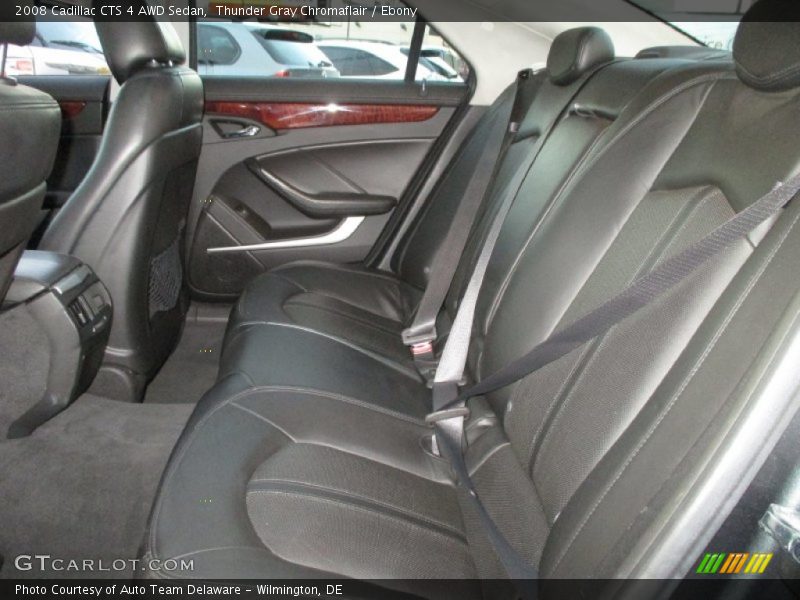 Thunder Gray Chromaflair / Ebony 2008 Cadillac CTS 4 AWD Sedan