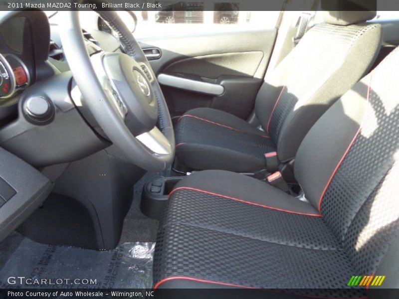 Brilliant Black / Black 2011 Mazda MAZDA2 Touring