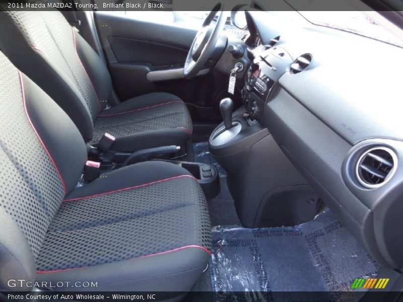 Brilliant Black / Black 2011 Mazda MAZDA2 Touring
