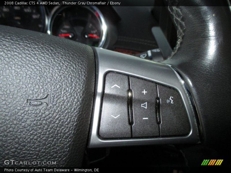 Thunder Gray Chromaflair / Ebony 2008 Cadillac CTS 4 AWD Sedan